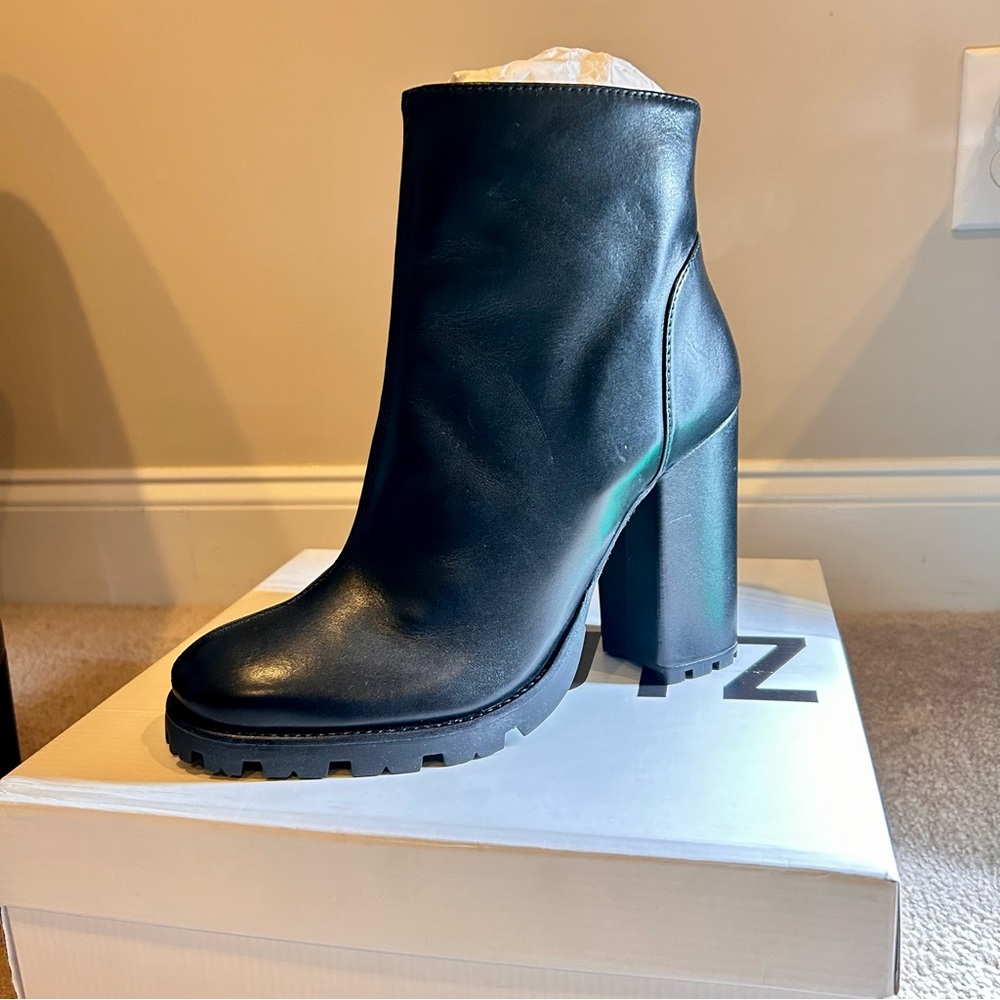 Shutz black ankle boots